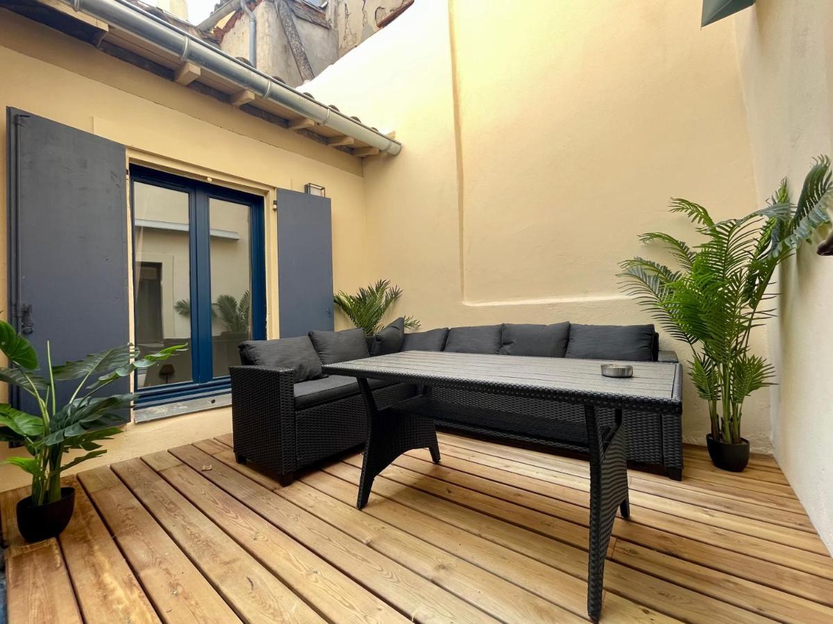カルカソンヌLe Patio ※ Carnotアパートメント エクステリア 写真